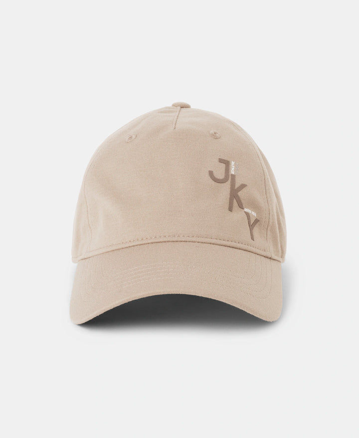 Microfiber Blend Solid Cap with Adjustable Back Closure - Desert Taupe