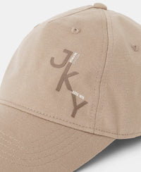 Microfiber Blend Solid Cap with Adjustable Back Closure - Desert Taupe