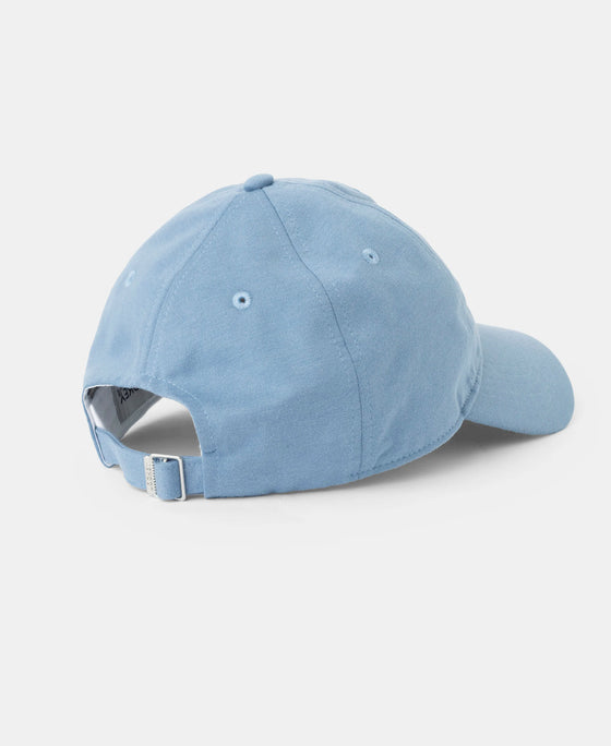 Microfiber Blend Solid Cap with Adjustable Back Closure - Stormy Sea