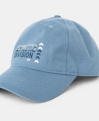 Microfiber Blend Solid Cap with Adjustable Back Closure - Stormy Sea