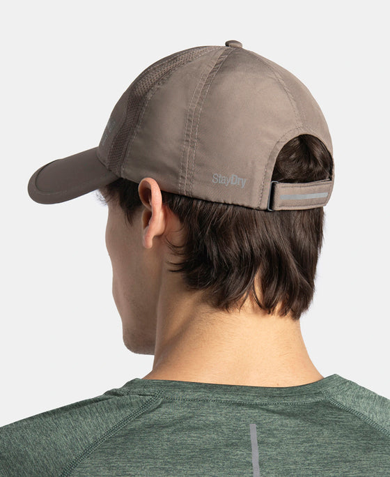 Polyester Solid Cap with Adjustable Back Closure and StayDry Technology - Dark Khaki