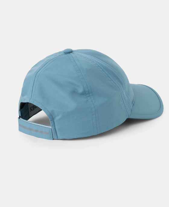 Polyester Solid Cap with Adjustable Back Closure and StayDry Technology - Provincial Blue