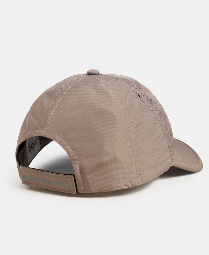 Polyester Printed Cap with Adjustable Back Closure and StayDry Technology - Dark Khaki