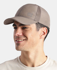 Polyester Printed Cap with Adjustable Back Closure and StayDry Technology - Dark Khaki
