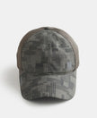 Polyester Printed Cap with Adjustable Back Closure and StayDry Technology - Deep Olive