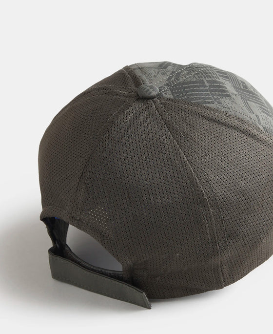 Polyester Printed Cap with Adjustable Back Closure and StayDry Technology - Deep Olive