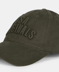 Super Combed Cotton Solid Cap with Adjustable Back Closure - Olive