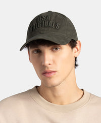 Super Combed Cotton Solid Cap with Adjustable Back Closure - Olive