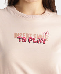 Disney Minnie Mouse Super Combed Cotton Rich Oversized Fit Printed T-Shirt - Cameo Rose