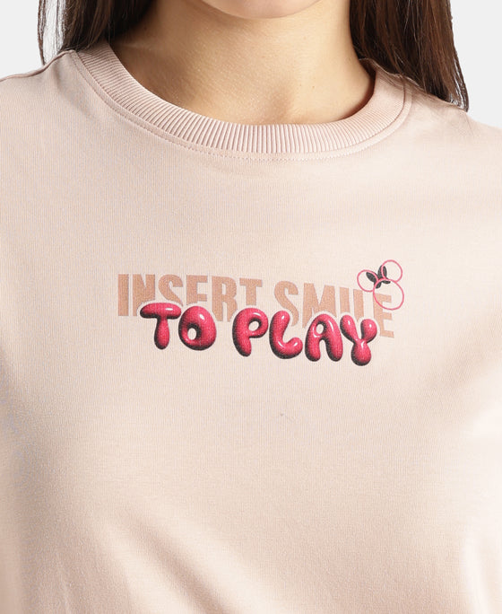 Disney Minnie Mouse Super Combed Cotton Rich Oversized Fit Printed T-Shirt - Cameo Rose