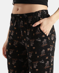 Disney Bambi TENCEL™ Micro Modal Cotton Regular Fit T-Shirt and Pyjama Set - Black