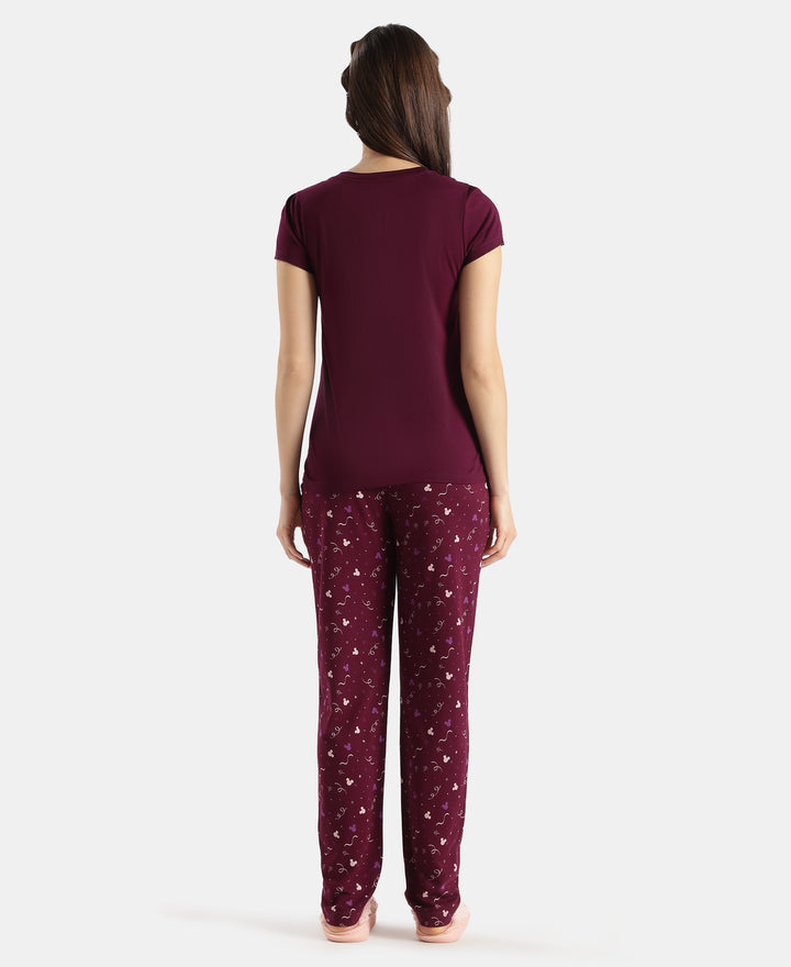 Disney Bambi TENCEL™ Micro Modal Cotton Regular Fit T-Shirt and Pyjama Set - J Raisin