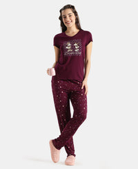 Disney Bambi TENCEL™ Micro Modal Cotton Regular Fit T-Shirt and Pyjama Set - J Raisin