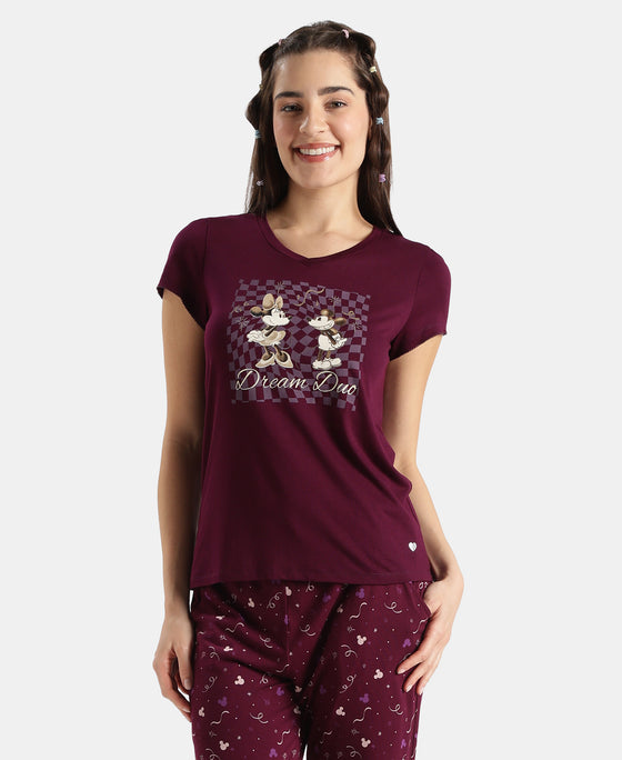 Disney Bambi TENCEL™ Micro Modal Cotton Regular Fit T-Shirt and Pyjama Set - J Raisin
