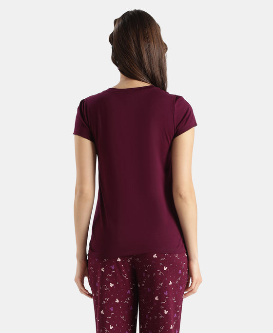 Disney Bambi TENCEL™ Micro Modal Cotton Regular Fit T-Shirt and Pyjama Set - J Raisin