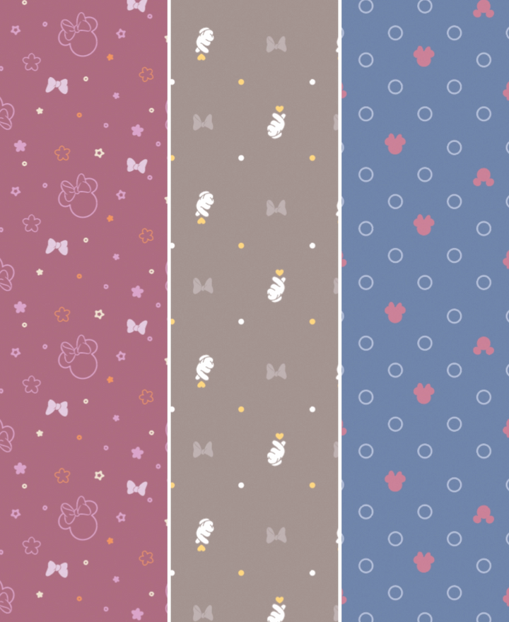Disney Mickey & Friends High Coverage Super Combed Cotton Elastane Stretch Mid Waist Hipster - Mocha, High Rose & Ashleigh Blue (Pack of 3)