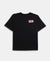 Disney Girl's Super Combed Cotton Graphic Printed T-Shirt - Black