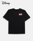 Disney Girl's Super Combed Cotton Graphic Printed T-Shirt - Black