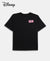Disney Girl's Super Combed Cotton Graphic Printed T-Shirt - Black