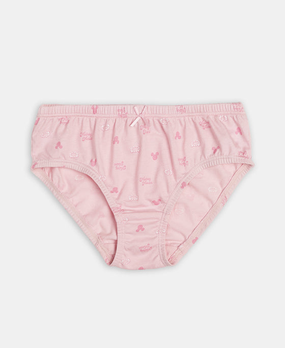 Disney Mickey Mouse Super Combed Cotton Printed Panty with Concealed Waistband - Lemon Meringue, Skyway & Fairy Tale (Pack of 3)