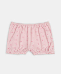 Disney Mickey Mouse Super Combed Cotton Printed Bloomers with Concealed Waistband - Lemon Meringue, Skyway & Fairy Tale (Pack of 3)