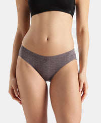 Medium Coverage Super Combed Cotton Elastane Stretch Mid Waist Bikini With Concealed Waistband and StayFresh Treatment - Assorted Prints (Pack of 3)