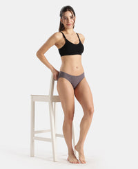 Medium Coverage Super Combed Cotton Elastane Stretch Mid Waist Bikini With Concealed Waistband and StayFresh Treatment - Assorted Prints (Pack of 3)