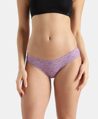 Medium Coverage Super Combed Cotton Elastane Stretch Mid Waist Bikini With Concealed Waistband and StayFresh Treatment - Assorted Prints (Pack of 3)