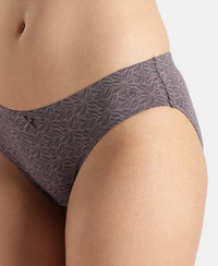 Medium Coverage Super Combed Cotton Elastane Stretch Mid Waist Bikini With Concealed Waistband and StayFresh Treatment - Assorted Prints (Pack of 3)