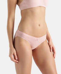 Medium Coverage Super Combed Cotton Elastane Stretch Mid Waist Bikini With Concealed Waistband and StayFresh Treatment - Assorted Prints (Pack of 3)