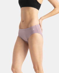 High Coverage Super Combed Cotton Elastane Stretch High Waist Hipster With Concealed Waistband and StayFresh Treatment - Assorted Colors (Pack of 3)