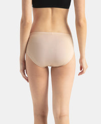 High Coverage Super Combed Cotton Elastane Stretch High Waist Hipster With Concealed Waistband and StayFresh Treatment - Assorted Colors (Pack of 3)