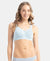 Wirefree Non Padded Super Combed Cotton Elastane Stretch Full Coverage Everyday Bra with Concealed Shaper Panel - Angel Falls