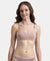 Wirefree Non Padded Super Combed Cotton Elastane Stretch Full Coverage Everyday Bra with Concealed Underband - Mocha