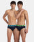 Super Combed Cotton Solid Brief with Ultrasoft Waistband - Navy (Pack of 2)