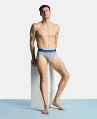 Super Combed Cotton Rib Solid Brief with Ultrasoft Waistband - Weathervane