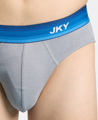 Super Combed Cotton Rib Solid Brief with Ultrasoft Waistband - Weathervane