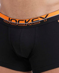 Super Combed Cotton Rib Solid Trunk with Ultrasoft Waistband - Black-6