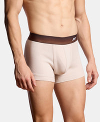 Super Combed Cotton Rib Solid Trunk with Ultrasoft Waistband - Moon Beam