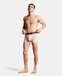Super Combed Cotton Rib Solid Trunk with Ultrasoft Waistband - Moon Beam