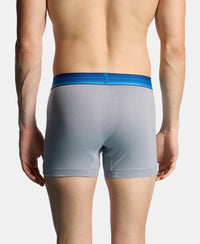 Super Combed Cotton Rib Solid Trunk with Ultrasoft Waistband - Weathervane & Moon Beam (Pack of 2)