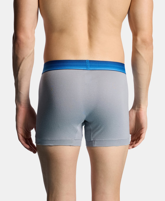 Super Combed Cotton Rib Solid Trunk with Ultrasoft Waistband - Weathervane