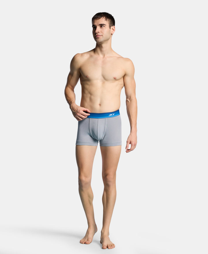 Super Combed Cotton Rib Solid Trunk with Ultrasoft Waistband - Weathervane