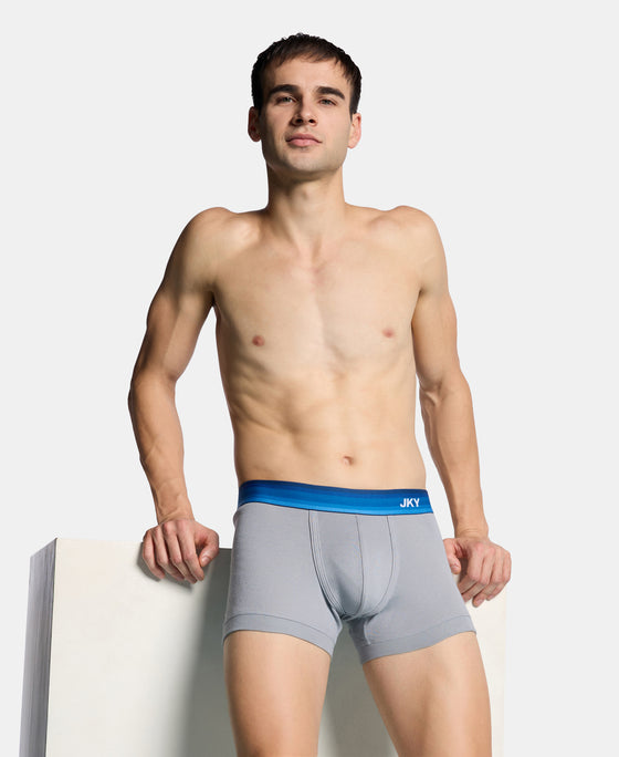Super Combed Cotton Rib Solid Trunk with Ultrasoft Waistband - Weathervane