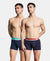 Super Combed Cotton Solid Trunk with Ultrasoft Waistband and StayFresh Treatment - Navy (Pack of 2)