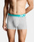 Super Combed Cotton Solid Trunk with Ultrasoft Waistband and StayFresh Treatment - Steel Grey Melange