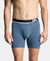 Super Combed Cotton Solid Boxer Brief with Ultrasoft Waistband and StayFresh Treatment - Bering Sea