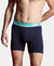 Super Combed Cotton Solid Boxer Brief with Ultrasoft Waistband and StayFresh Treatment - Navy
