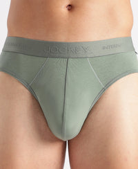 Tencel Micro Modal Cotton Elastane Stretch Solid Brief with Natural StayFresh Properties - Laurel Wreath