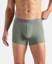 Tencel Micro Modal Cotton Elastane Stretch Solid Trunk with Natural StayFresh Properties - Laurel Wreath
